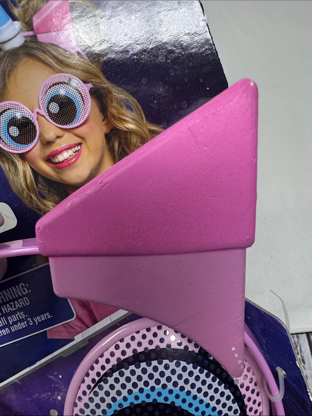 THE LEGO 2 MOVIE UNIKITTY GLASSES AND HEADBAND EARS COSTUME PINK EYES